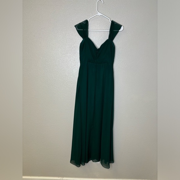 Birdy Grey Spence Convertible Dress in Chiffon Emerald XS - Picture 5 of 9